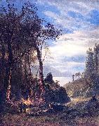 Albert Bierstadt, The Campfire